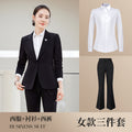 High-end men's and women's same style professional attire autumn and winter suit suit executive business interview formal attire front desk manager work clothes