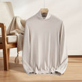Fine-Spun 100% Cashmere Sweater Men's Half Turtleneck Long-Sleeved Knitted Bottoming Shirt 2025 Autumn and Winter New Style Comfortable and Versatile
