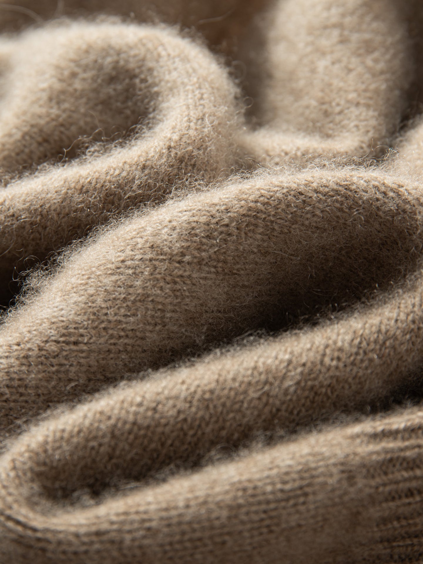 Double-Layer Thickened Men's Autumn and Winter V-Neck Sleeveless Cashmere Vest Wool Knit Sweater Top Waistcoat