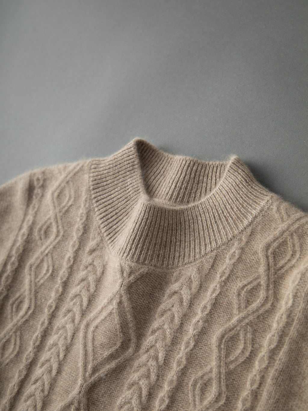 Cashmere Sweater Men's 100 Pure Cashmere Autumn and Winter New Double Strand Thickened Half Turtle Collar Knitted Bottoming Sweater