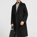 100 Wool Woolen Coat Men's Double-sided Wear Thick Autumn and Winter Korean Style Lapel Business Gentleman Warm Loose