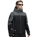 Free Soldier Autumn and Winter Men's Three-Proof Soft Shell Jacket Waterproof Hooded Jacket Outdoor Mountaineering Windproof and Wear-Resistant Jacket