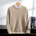 Cashmere Sweater Men's 100 Pure Cashmere Men's Round Neck Loose Knitted Bottoming Shirt Plus Size Sweater Men